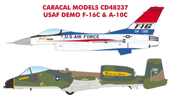 1:48 USAF Demo F-16C & A-10C