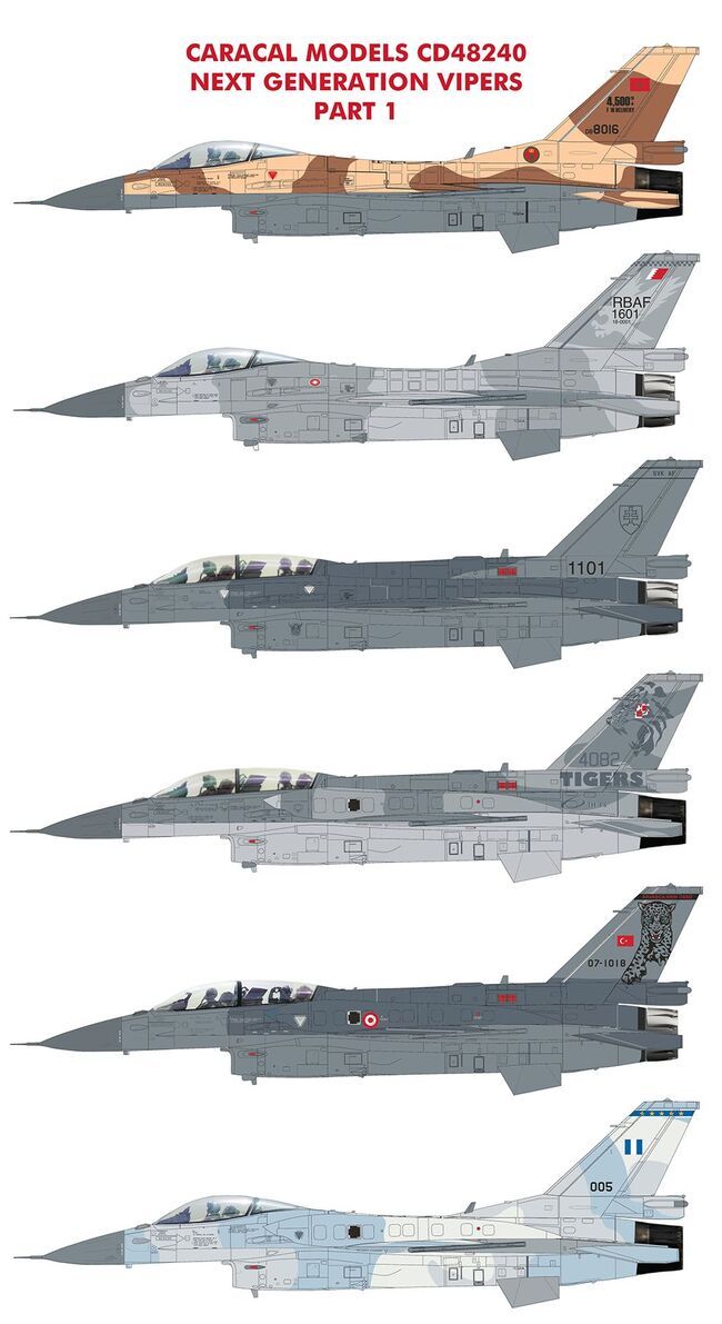 1:48 F-16 Next Generation Vipers