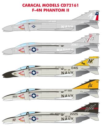 1:72 US Navy/Marines F-4N Phantom
