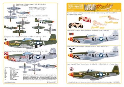 1:72 War Birds P-51 Mustang Captain Charles Weaver Early/Late Variation