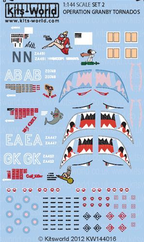 1:144  War Birds Panavia Tornado GR1 Operation Granby Tornados