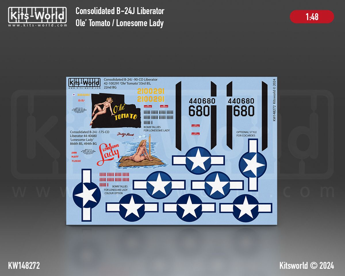 1:48 Consolidated B-24J Liberator