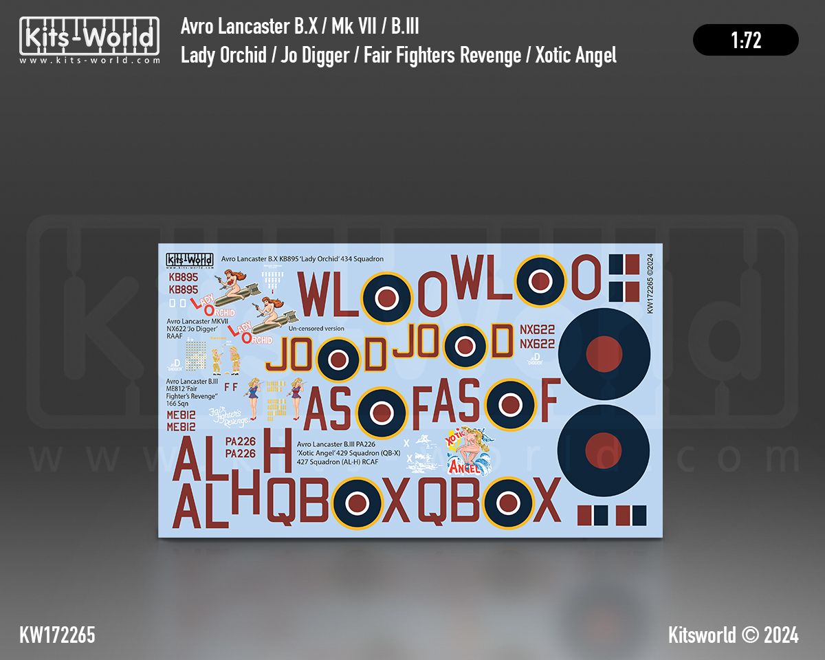 1:72 Avro Lancaster B.X/MK.VII/B.III
