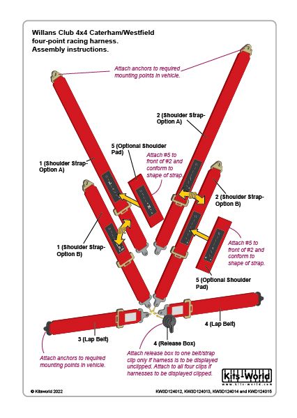 1:24 Willans Club 4X4 Caterham Super Seven 'Red'