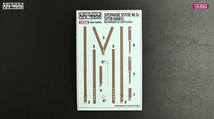 1:24 Supermarine Spitfire Mk.IXc - Sutton Harness (designed to be used with Airfix A17001)