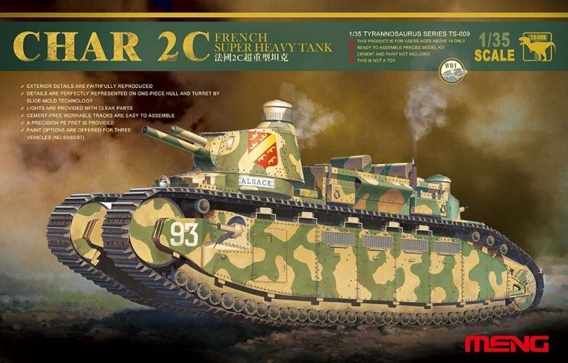 1:35 French Super Heavy Tank Char 2C