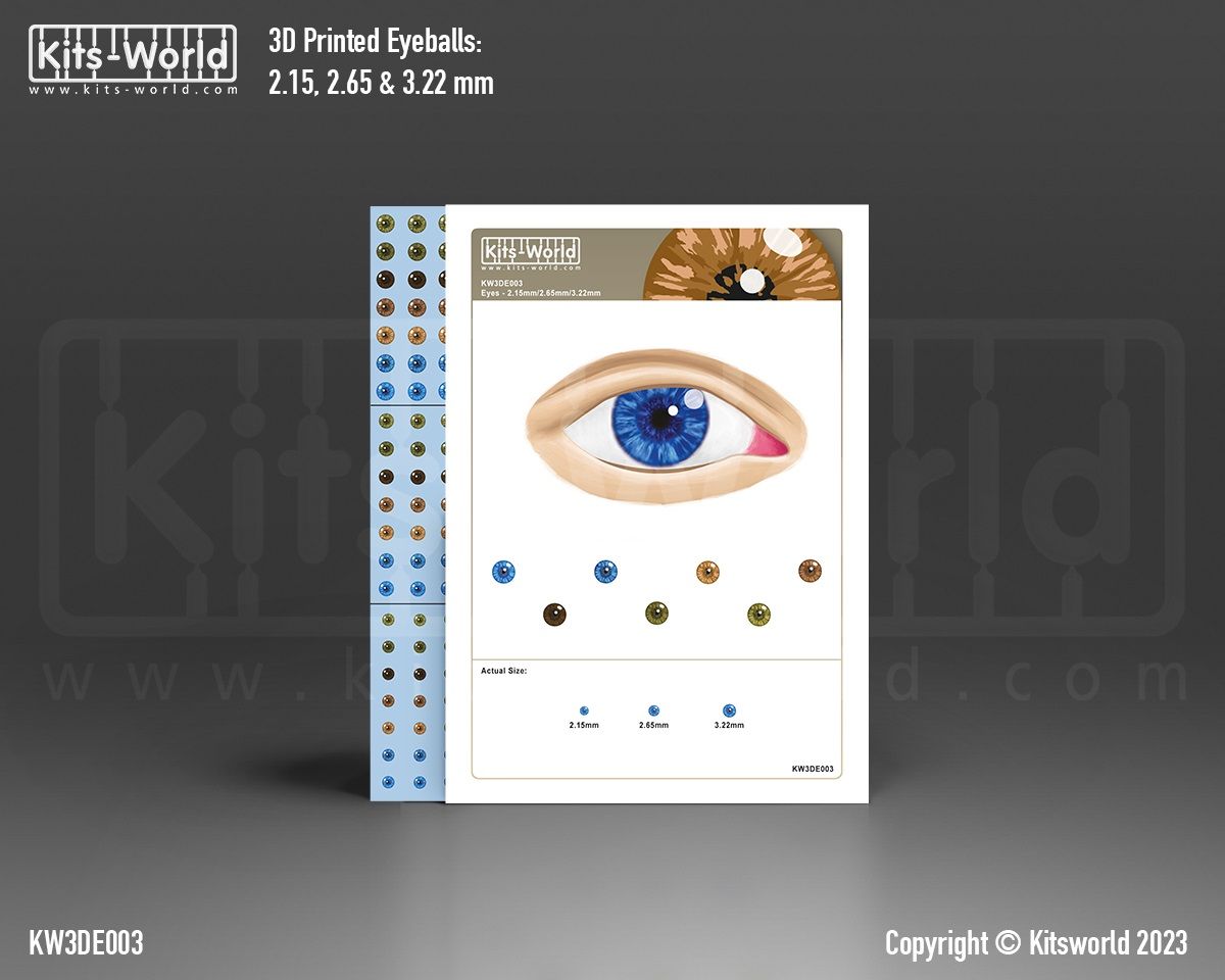 Human Eyeballs Decals (Set 3)