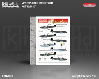 1:48 Messerschmitt Bf-109 E-1/3/4/7 Paint Mask (Part 1)