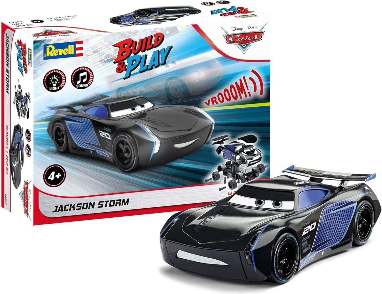 Jackson Storm Disney Cars Auto with Lights and Sound