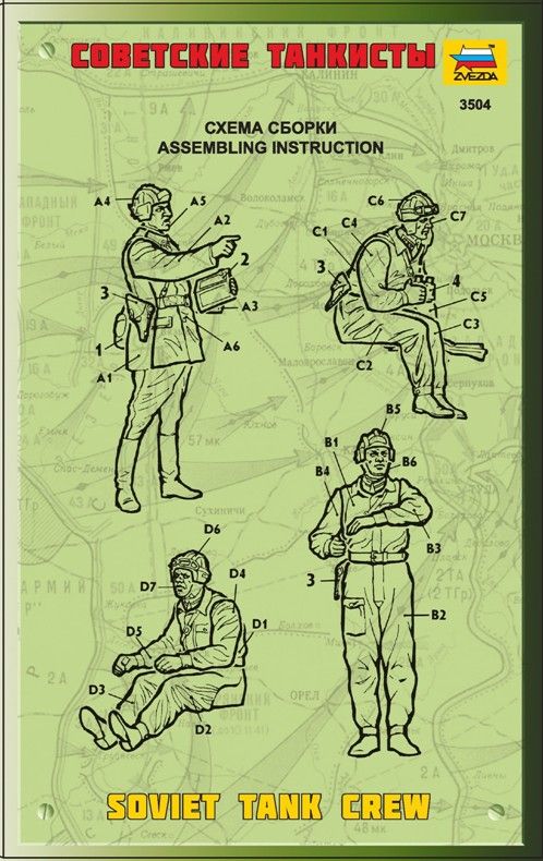 1:35 Soviet Tank Crew (WWII)