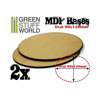 MDF Bases - Oval 90x120mm