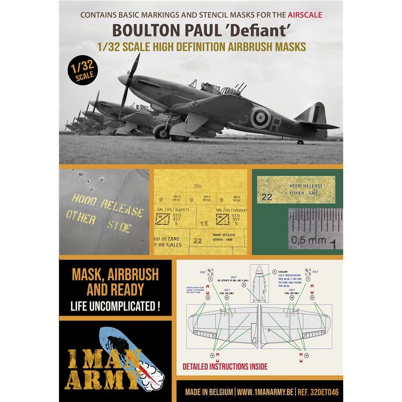 1:32 Boulton Paul Defiant (for Airscale Kits)