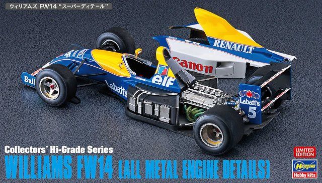 1:24 WILLIAMS FW14 (ALL METAL ENGINE DETAILS)