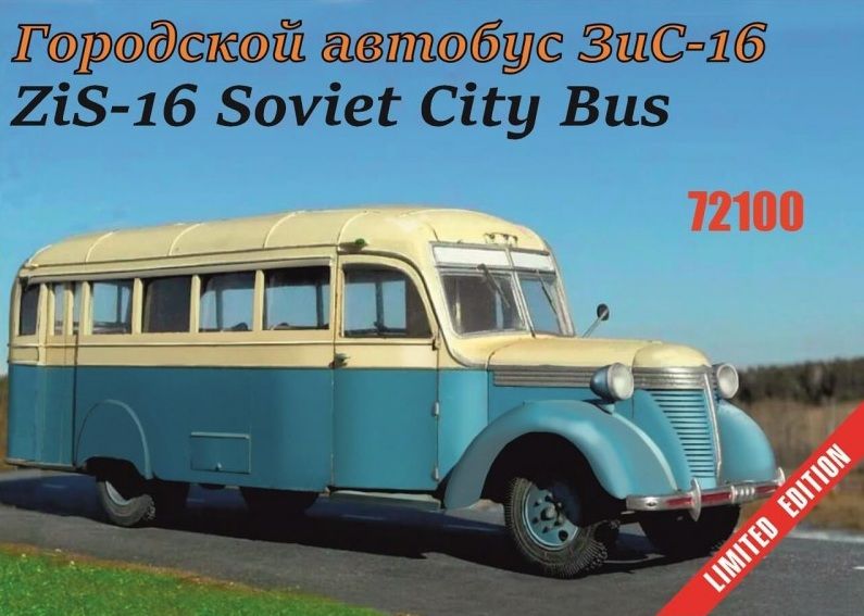 1:72 ZIS-16 Soviet City Bus