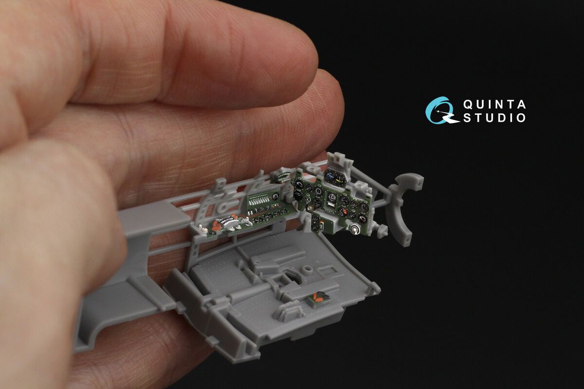 1:48 A6M5 Zero, Nakajima Prod. - 3D-Printed & Coloured Interior on Decal Paper (for Fine Molds Kits)