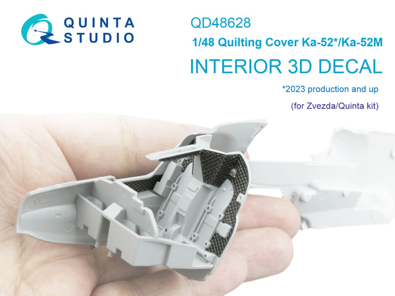 1:48 Quilting Cover for Ка-52 / Ka-52М Cockpit (for Zvezda and Quinta Kits)
