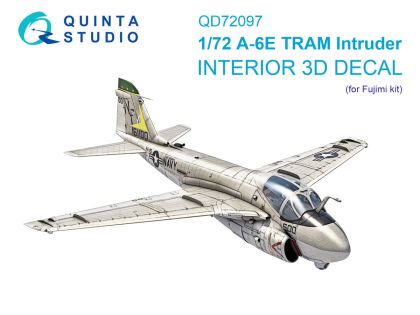 1:72 A-6E TRAM Intruder 3D-Printed & coloured Interior on decal paper (Fujimi)