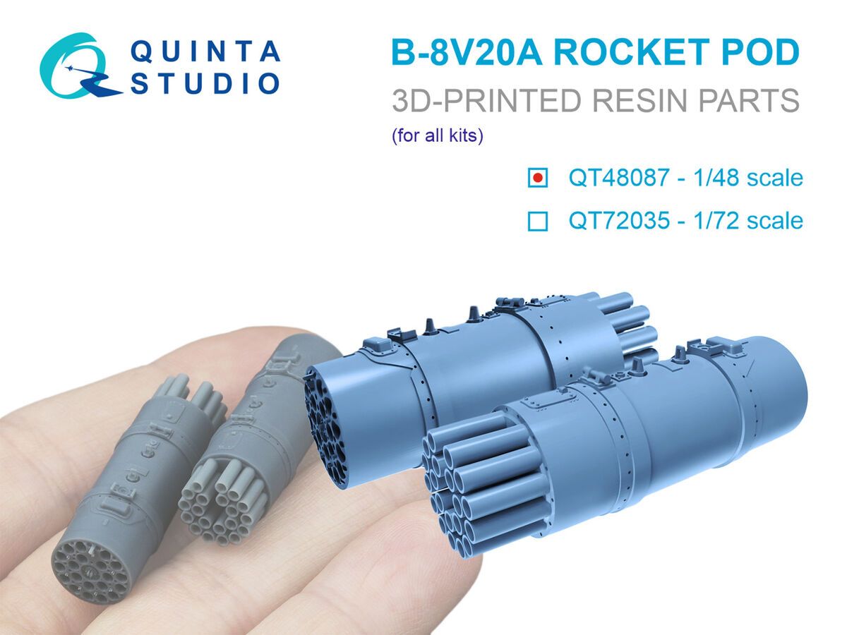1:48 B-8V20A - Rocket Pods (2 pcs / for All Kits)