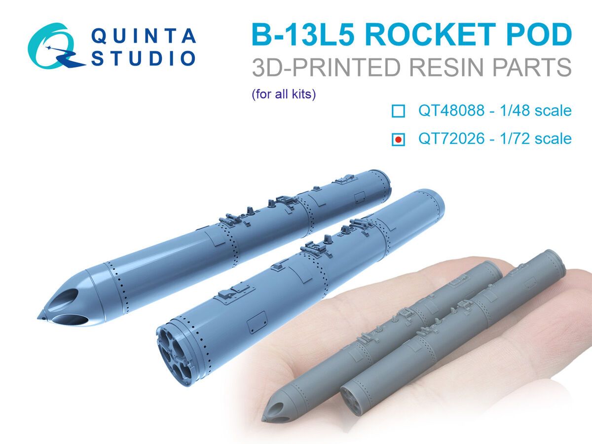 1:72 B-13L5 - Rocket Pods (2 pcs / for All Kits)