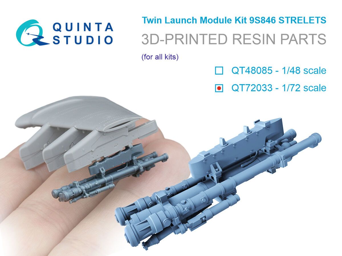 1:72 9S846 Strelets - Twin Launch Module Kit (for All Kits)