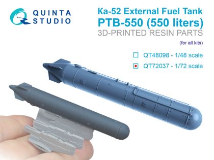 1:72 External Fuel Tank PTB-550 for Ka-52 (for All Kits)