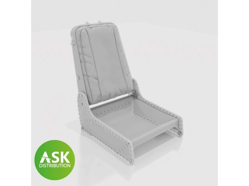 1:32 Messerschmitt P.1101 Seat (Me 262) type excluding Seat belts - 3D print for Das Werk kit