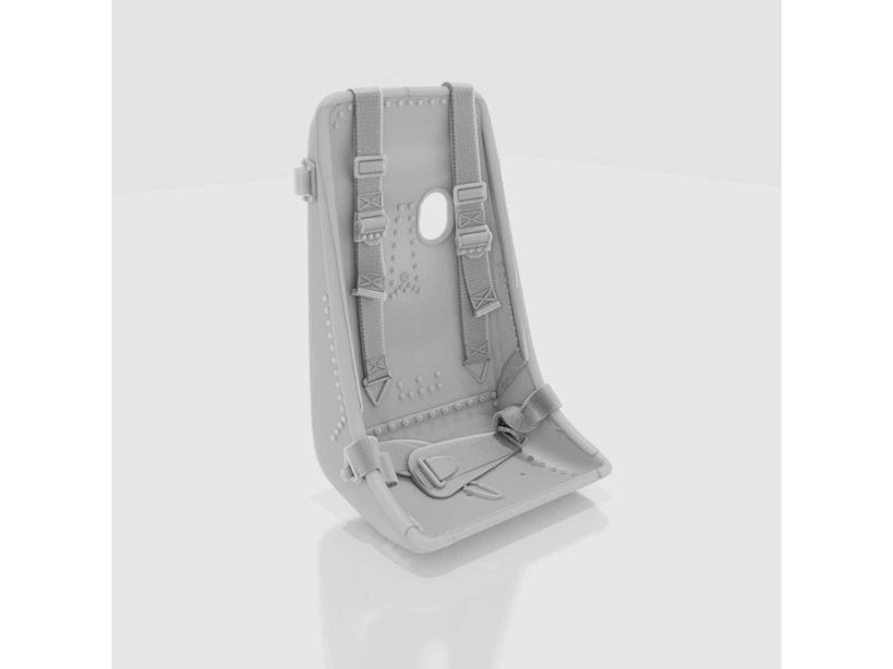 1:32 Messerschmitt P.1101 Seat (Me 163 type) with Seat belts - 3D print for Das Werk kit