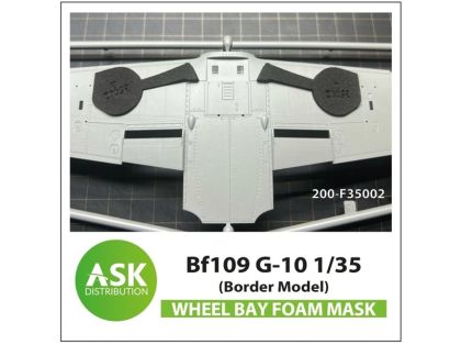 1:35 Bf 109G-10 Wheel bays - FOAM flexibel express fit mask for Border Model kit