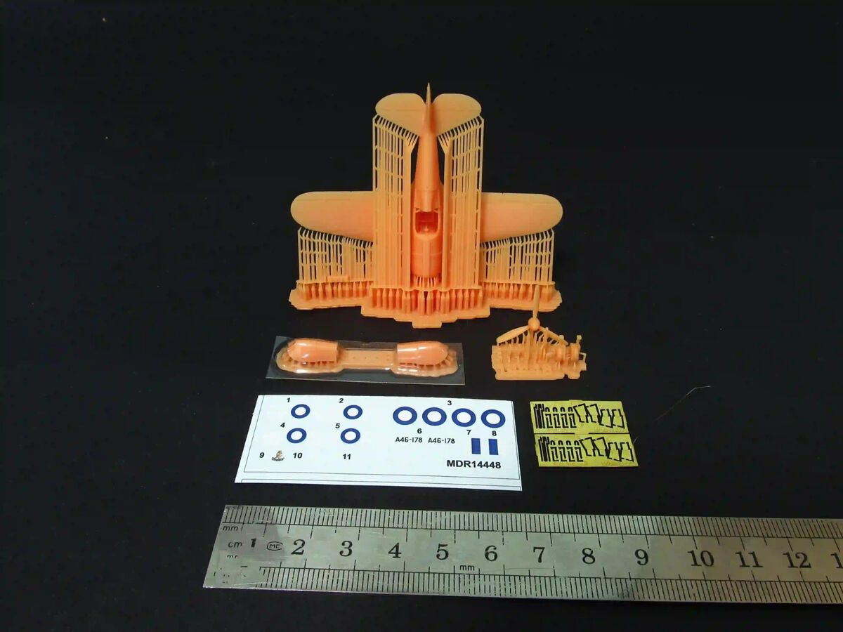 1:144 Boomerang CA-13 with etched parts and decals (3D-Printed)