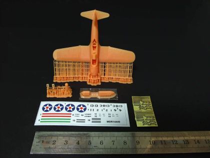 1:144 Vought SB2U-1 Vindicator with etched parts and decals (3D-Printed)