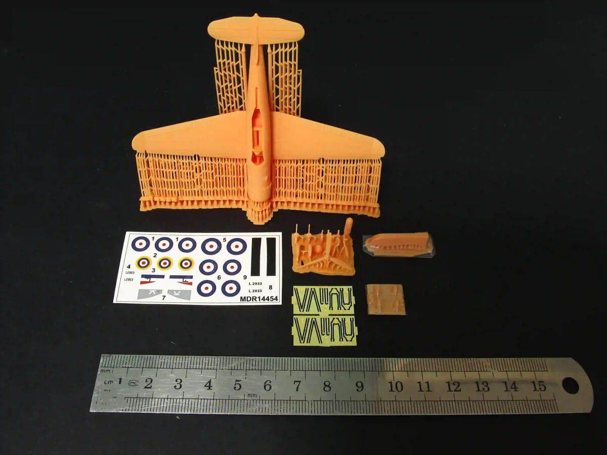 1:144 Blackburn Skua with etched parts and decals (3D-Printed)