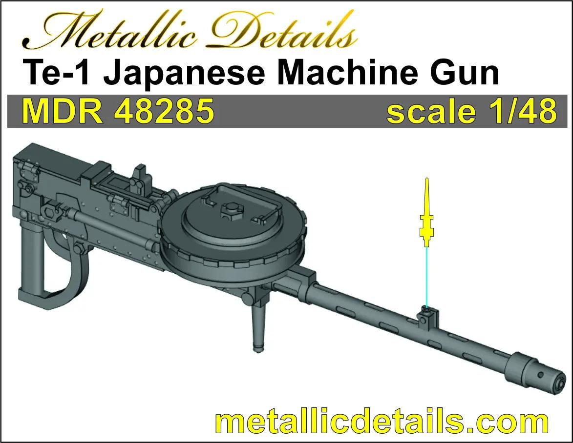 1:48 Te-1 Japanese Machine Gun (3D-Printed)