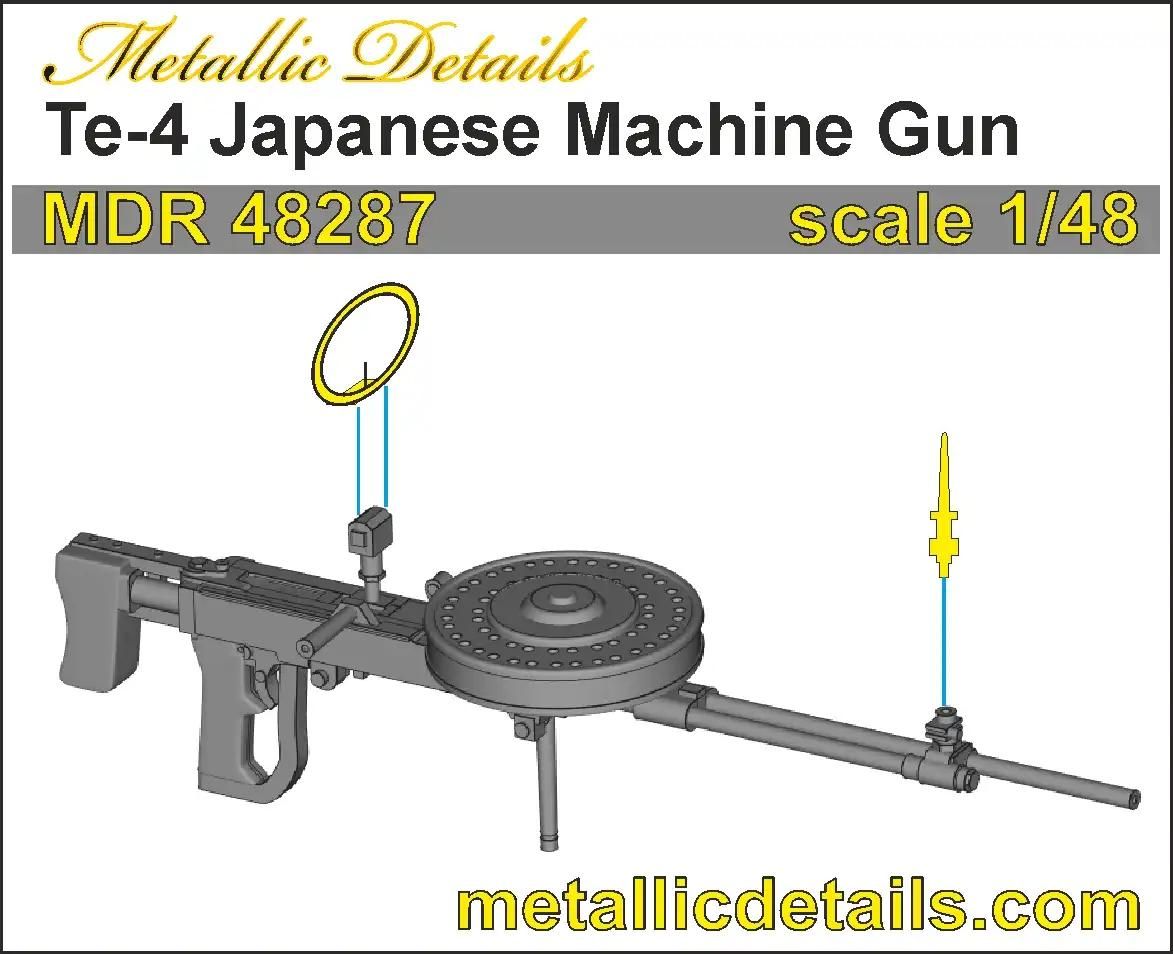 1:48 Te-4 Japanese Machine Gun