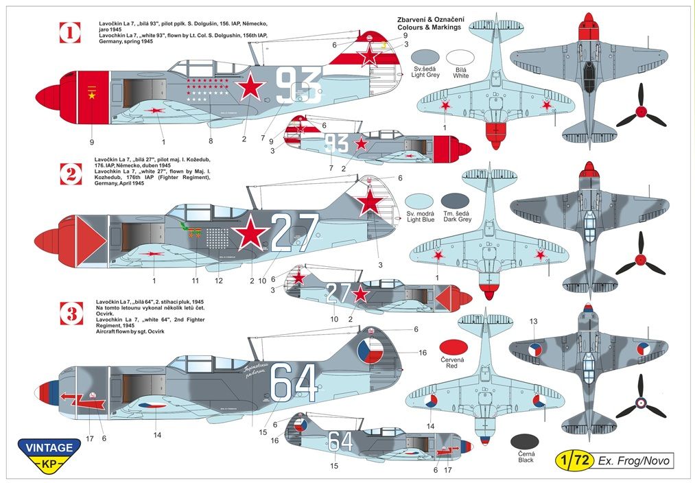 1:72 Lavochkin La-7 (VINTAGE KP)