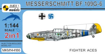 1:144 Messerschmitt Bf-109G-6 'Fighter Aces' 2in1
