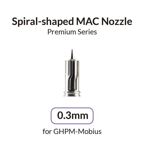 Airbrush 0.3mm Spiral-shaped Nozzle for Premium Mobius