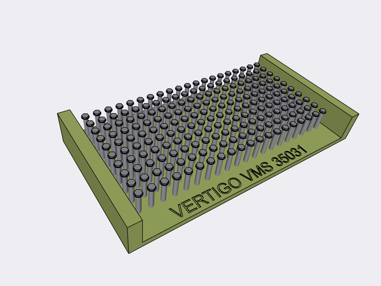 Skrutka šesťhran s podložkou, priemer 1 mm