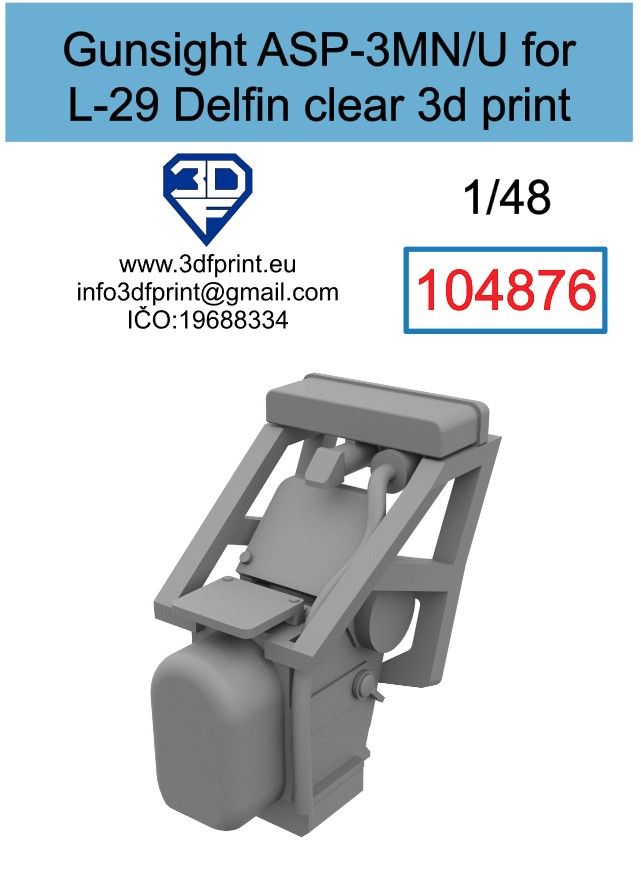 1:48 Gunsight ASP-3MN/U for L-29 Delfin