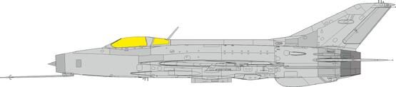 1:48 MiG-21 F-13 - TFace Mask Set for Eduard