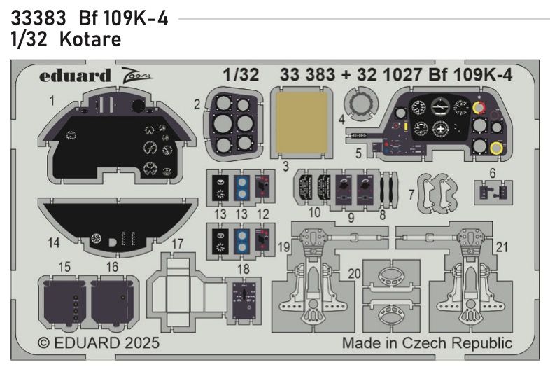 1:32 Bf-109 K-4 (For Kotare Kits)