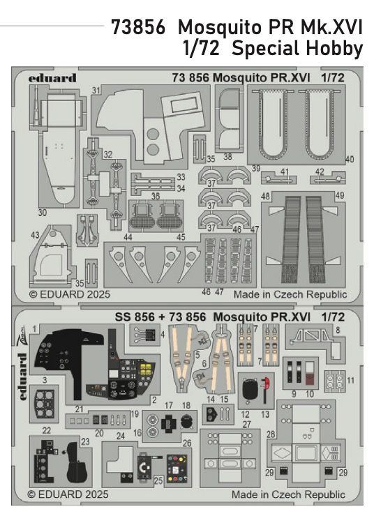 1:72 Mosquito PR Mk.XVI (For Special Hobby Kits)
