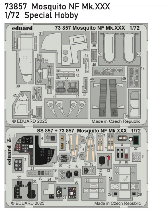 1:72 Mosquito NF Mk.XXX (For Special Hobby Kits)