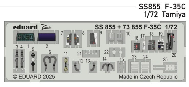 1:72 F-35 C (For Tamiya Kits)