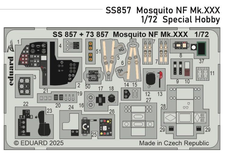 1:72 Mosquito NF Mk.XXX (For Special Hobby Kits)