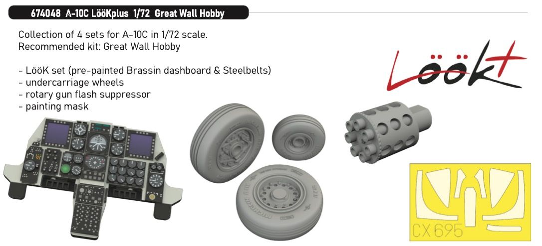 1:72 A-10 C - LööKplus for GWH Kits