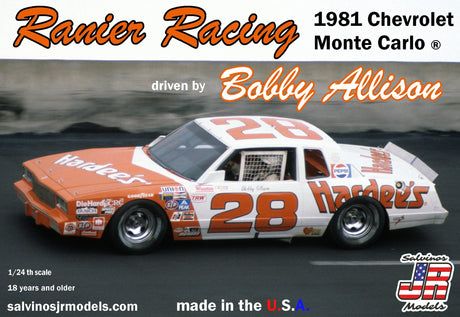 1:24 Ranier Racing 1981 Chevrolet Monte Carlo Driven by Bobby Allison