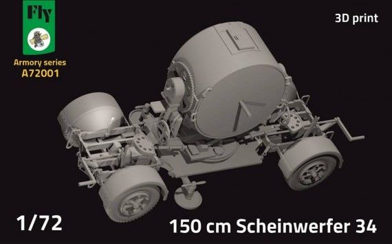 1:72 150 cm Scheinwerfer 34 3d print
