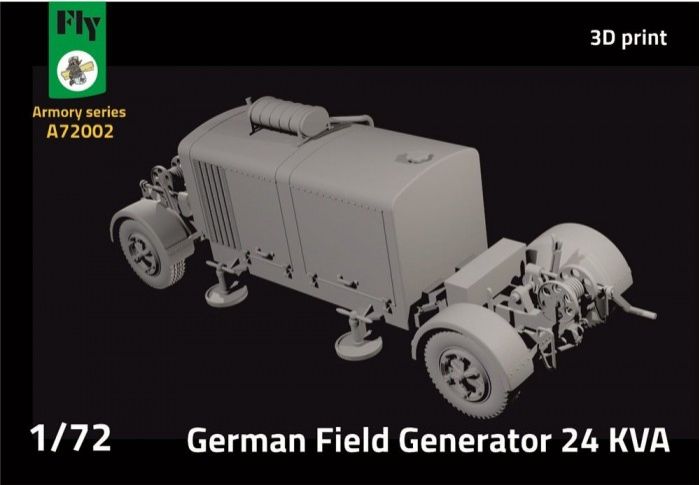 1:72 German Field Generator 24 KVA 3d print