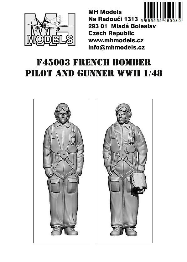 1:48 French Bomber Pilot and Gunner