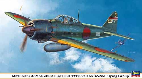 1:48 Mitsubishi A6M5a Zero Fighter Type 52 Koh 652ND Flying Group